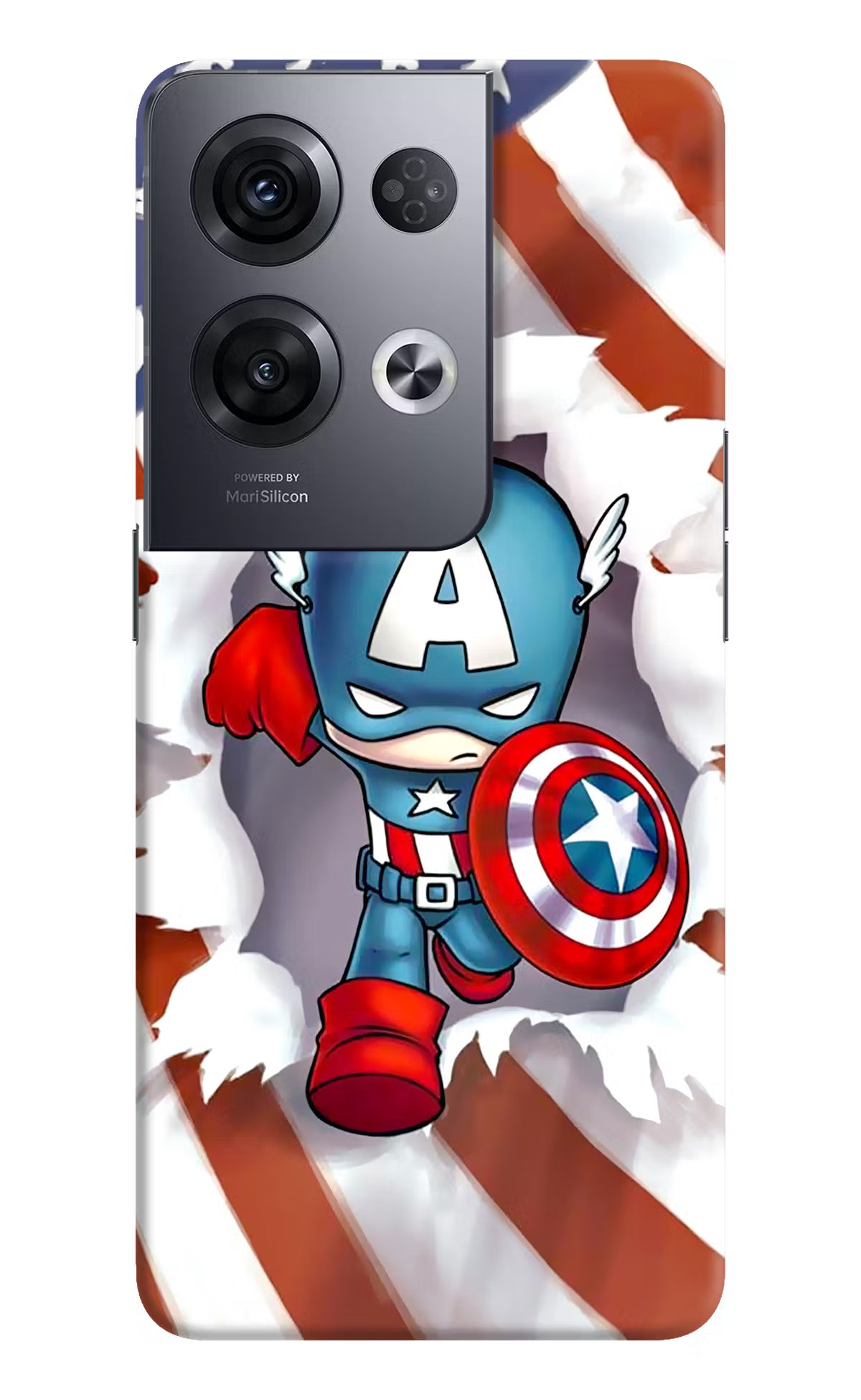 Captain America Oppo Reno8 Pro Hard Case Back Cover by Casekaro