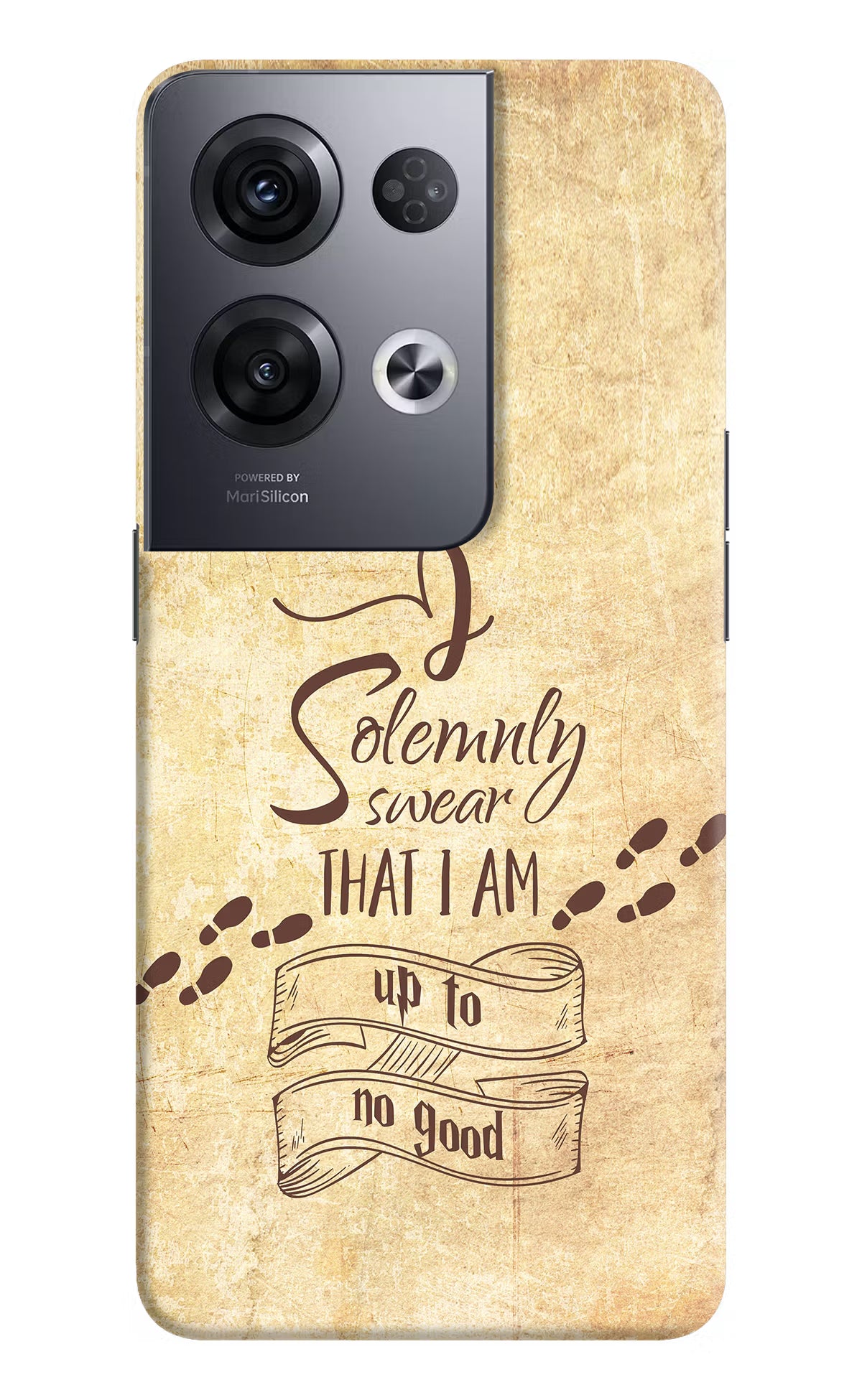 I Solemnly swear that i up to no good Oppo Reno8 Pro Hard Case Back Cover by Casekaro