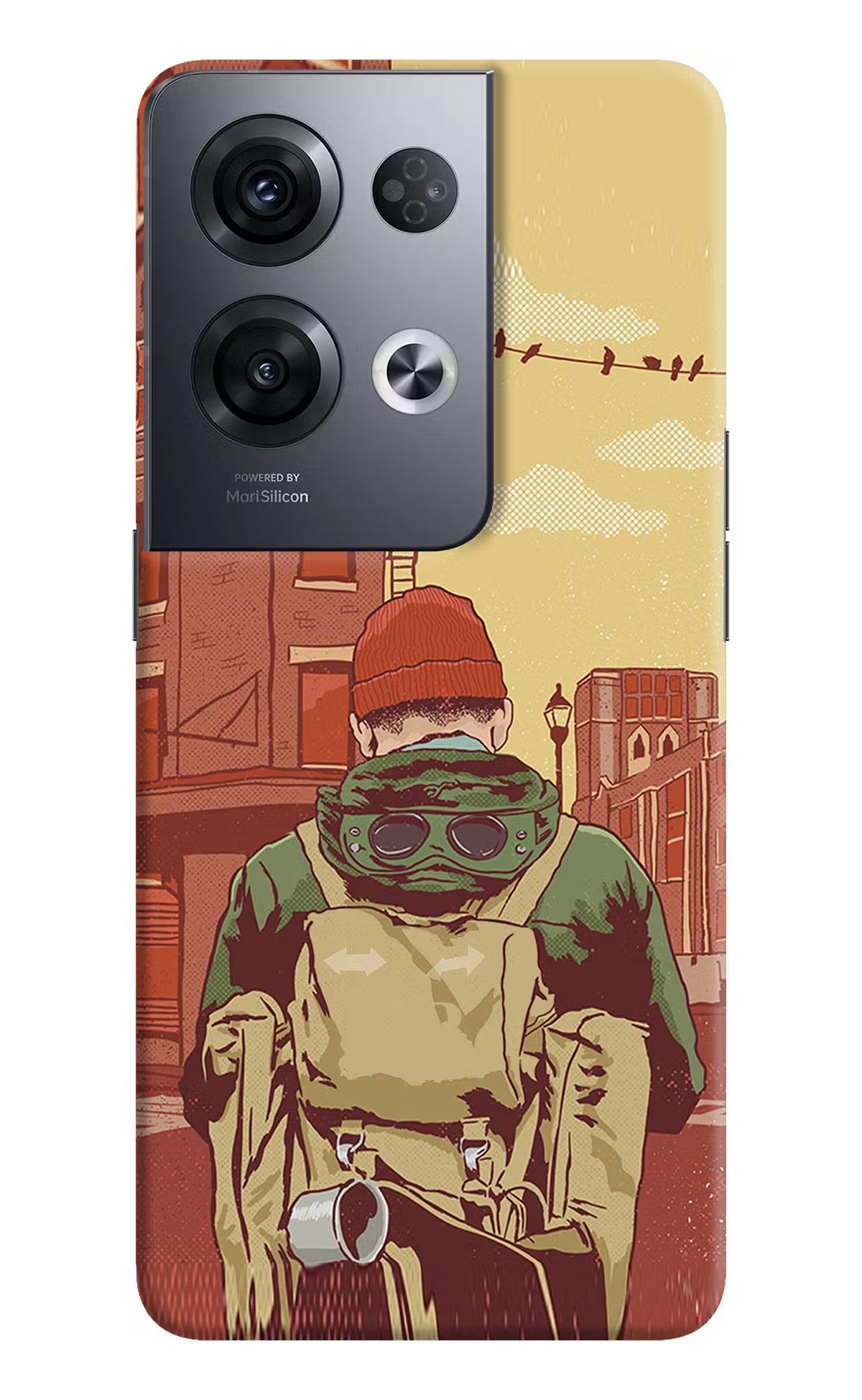 Adventurous Oppo Reno8 Pro Hard Case Back Cover by Casekaro