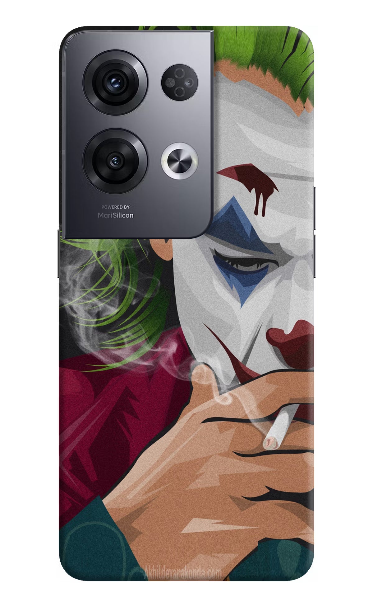 Joker Smoking Oppo Reno8 Pro Hard Case Back Cover by Casekaro