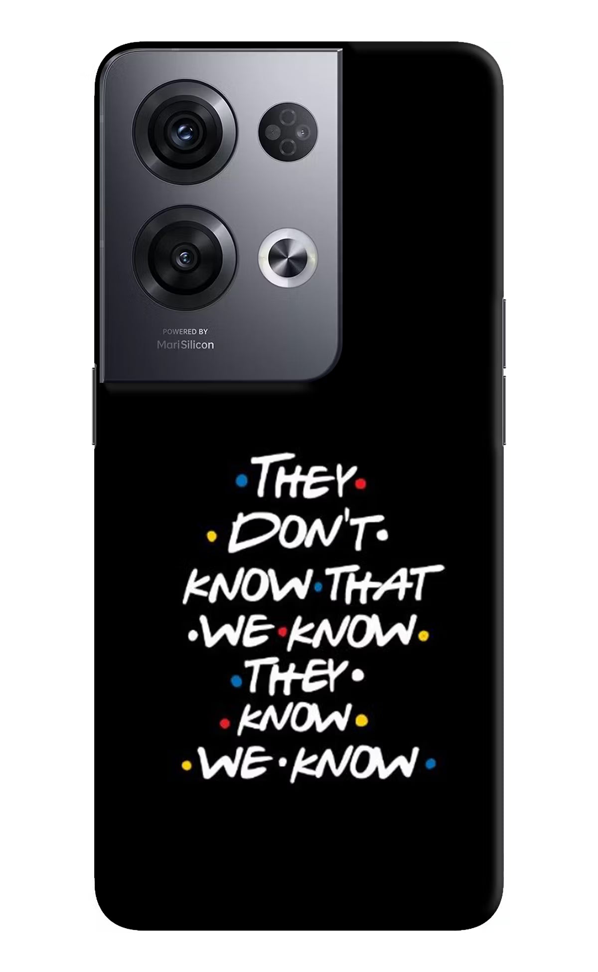 FRIENDS Dialogue Oppo Reno8 Pro Hard Case Back Cover by Casekaro