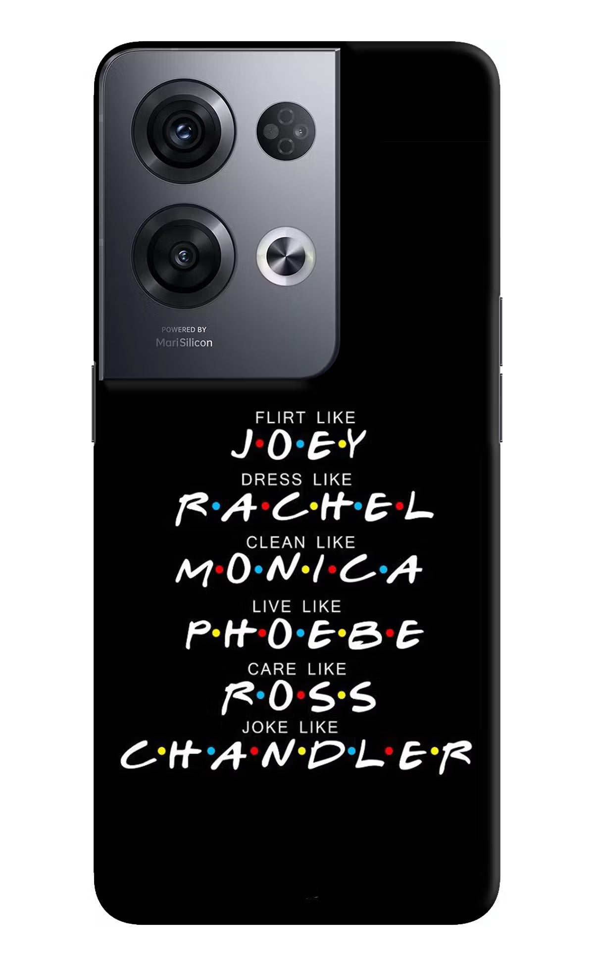 FRIENDS Character Oppo Reno8 Pro Hard Case Back Cover by Casekaro