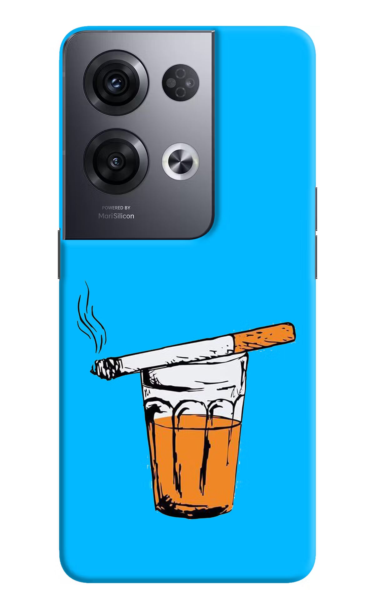 Chai Sutta Oppo Reno8 Pro Hard Case Back Cover by Casekaro