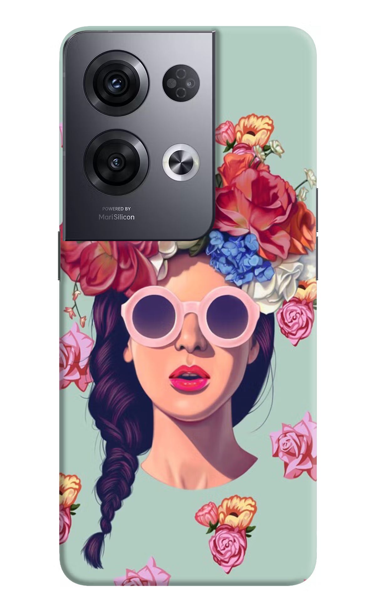 Pretty Girl Oppo Reno8 Pro Hard Case Back Cover by Casekaro
