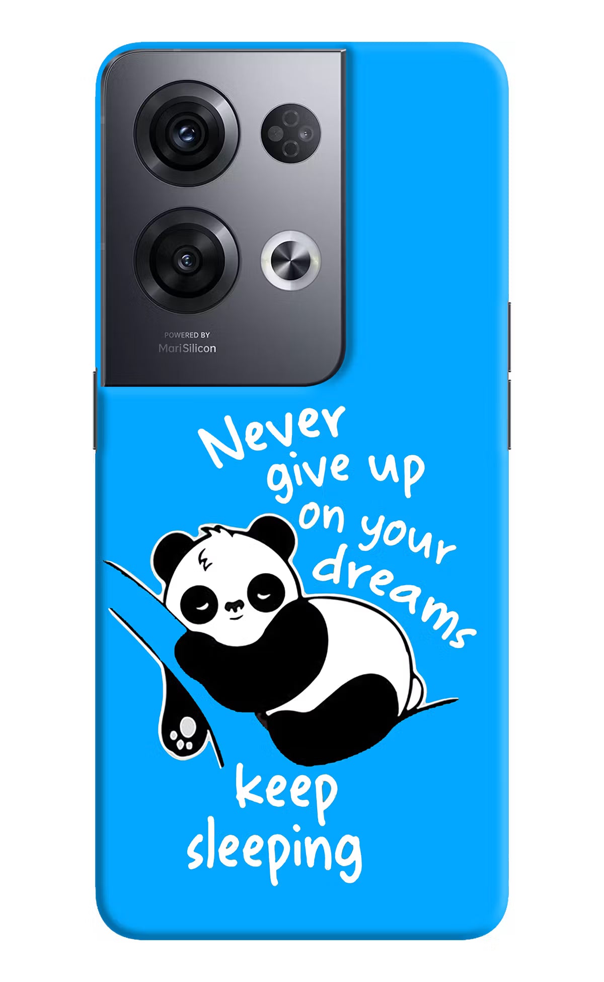 Keep Sleeping Oppo Reno8 Pro Hard Case Back Cover by Casekaro