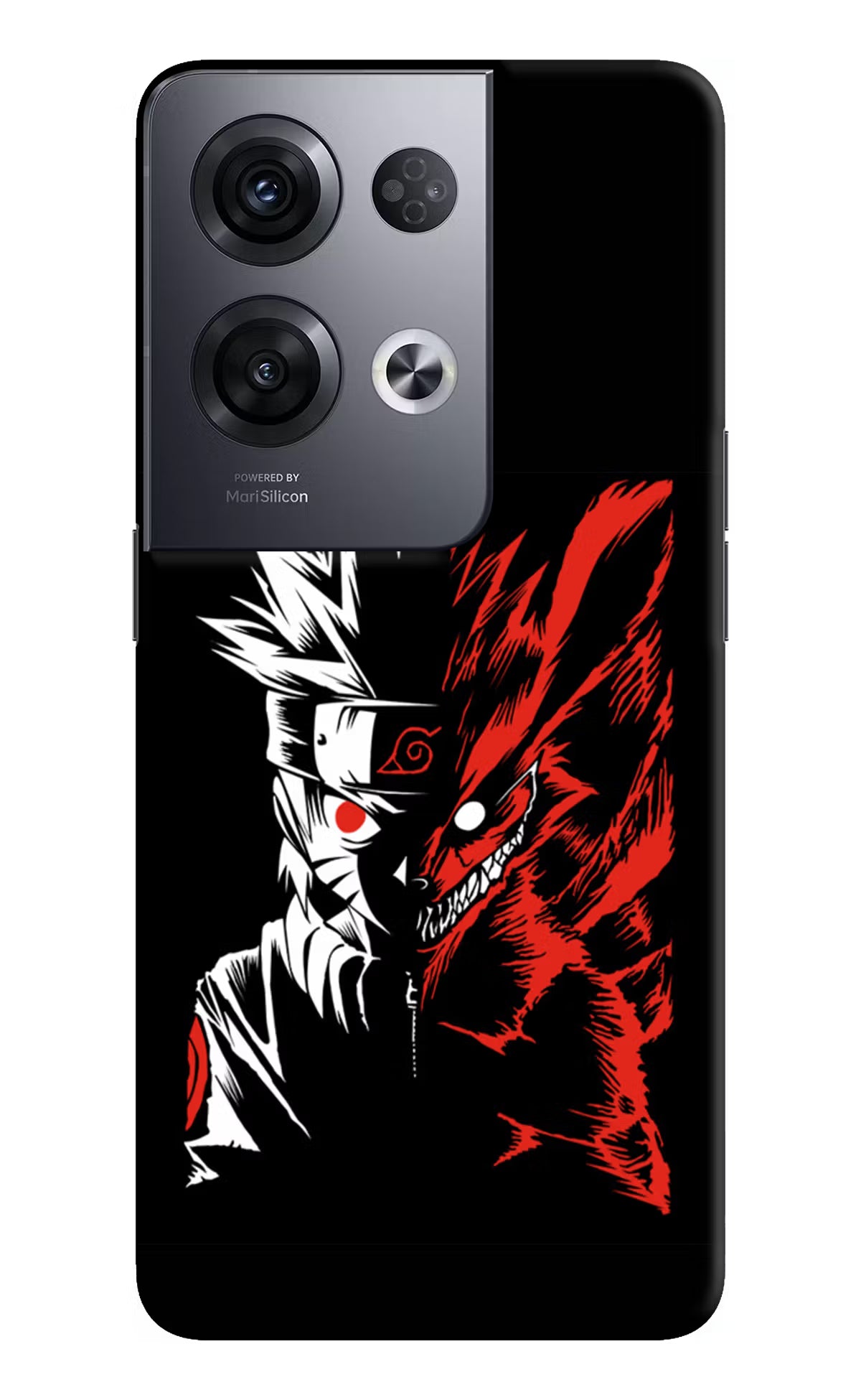 Naruto Two Face Oppo Reno8 Pro Hard Case Back Cover by Casekaro