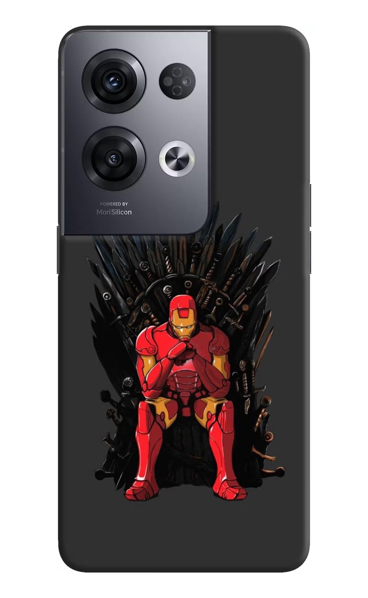 Ironman Throne Oppo Reno8 Pro Hard Case Back Cover by Casekaro