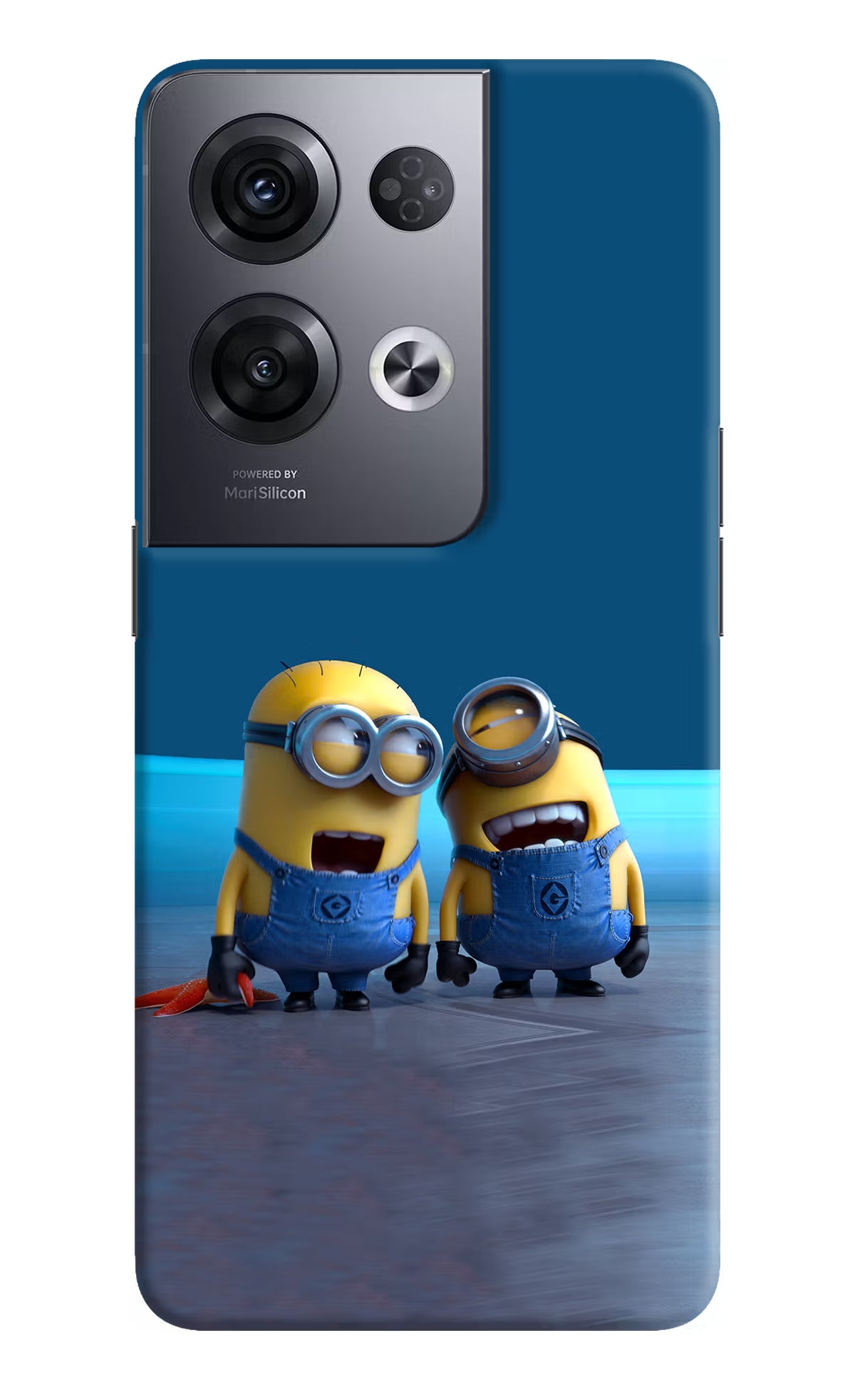 Minion Laughing Oppo Reno8 Pro Hard Case Back Cover by Casekaro