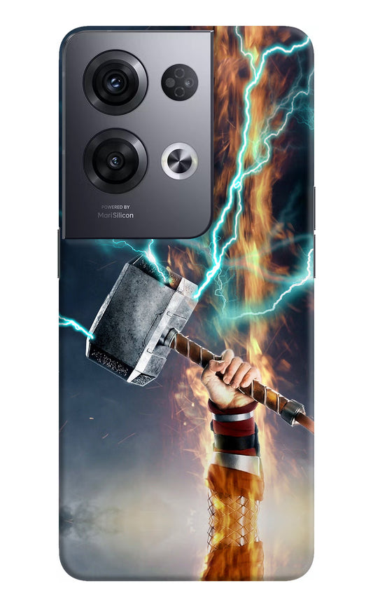 Thor Hammer Mjolnir Oppo Reno8 Pro Hard Case Back Cover by Casekaro