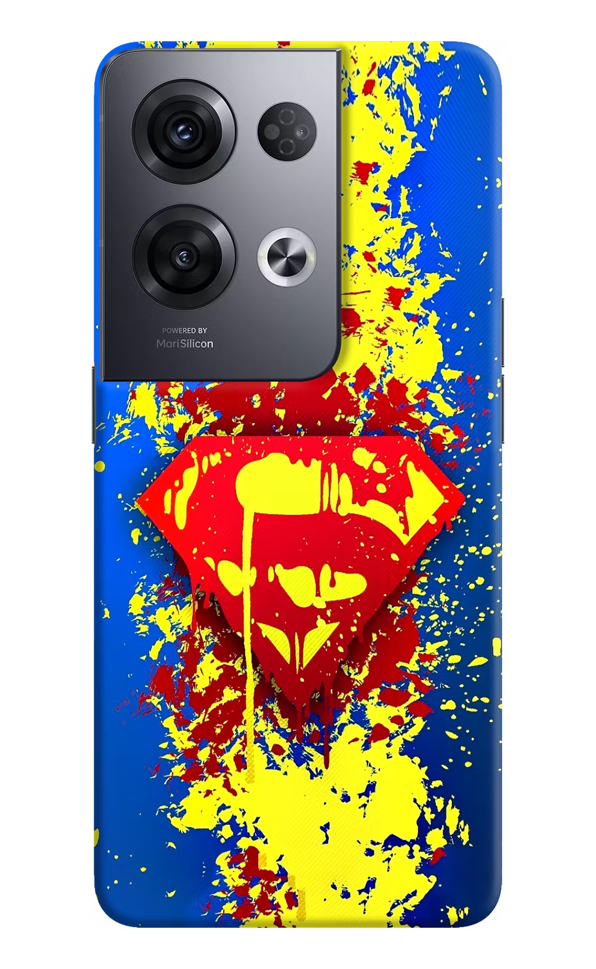 Superman logo Oppo Reno8 Pro Hard Case Back Cover by Casekaro