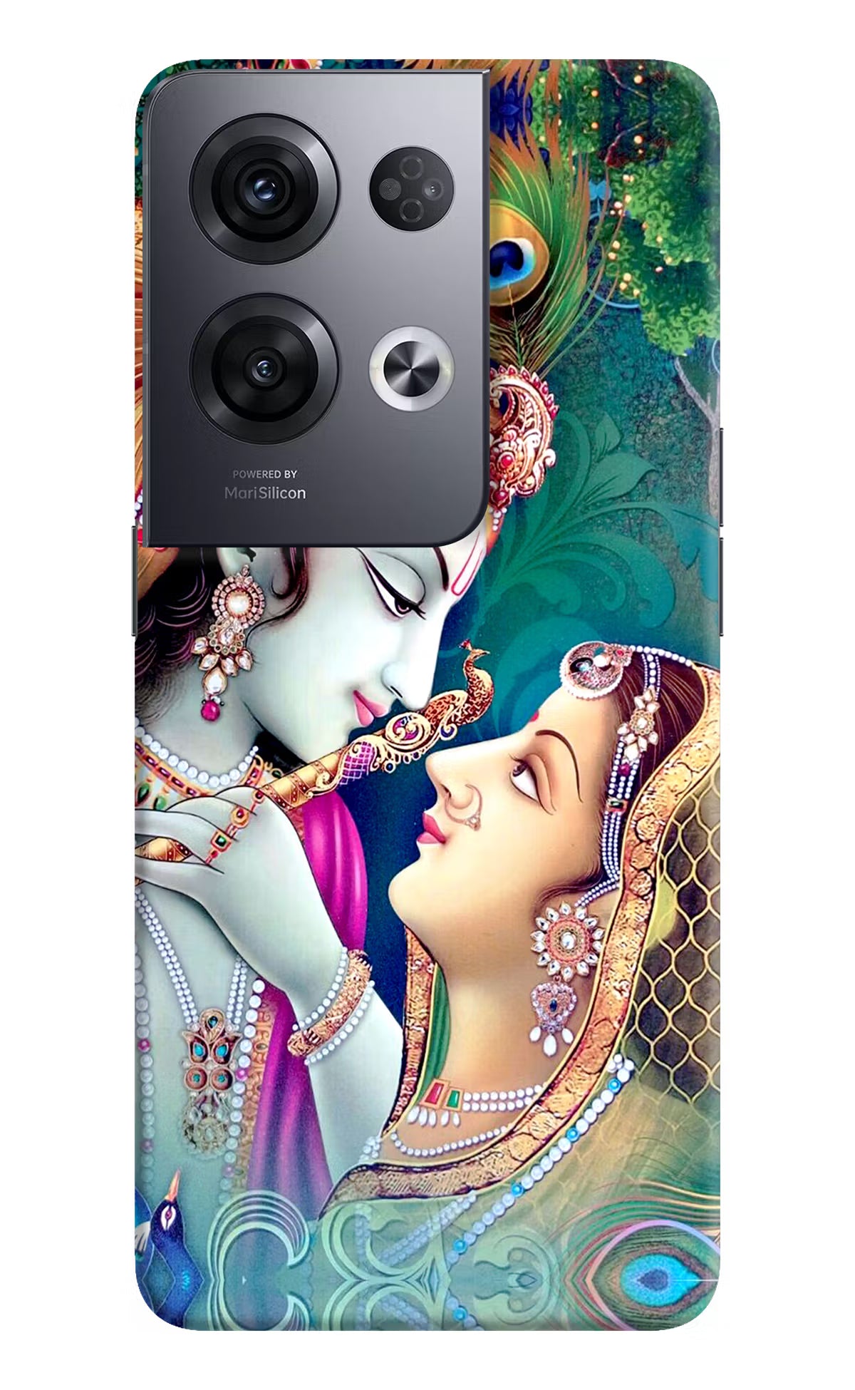 Lord Radha Krishna Oppo Reno8 Pro Hard Case Back Cover by Casekaro