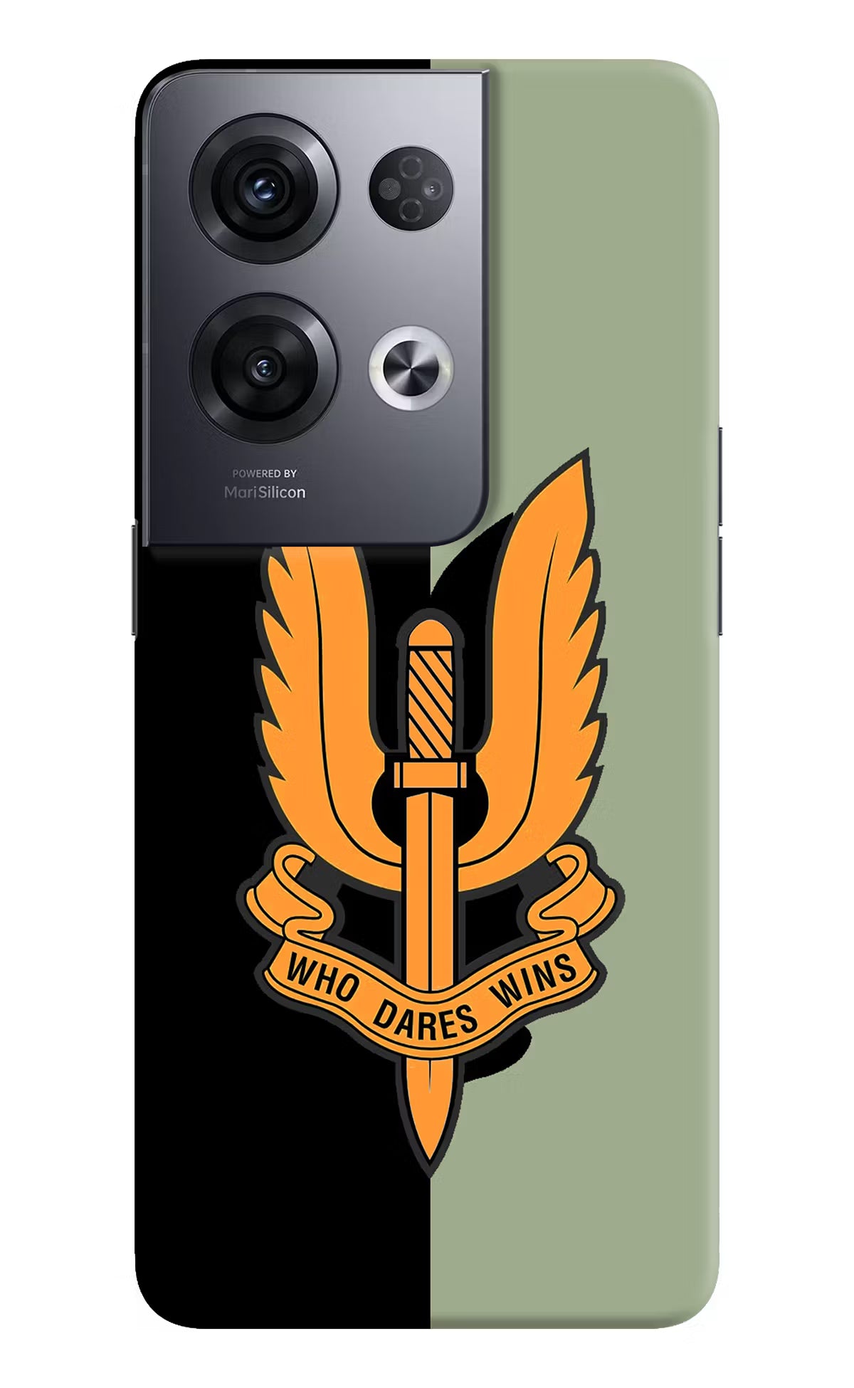 Balidan Logo Oppo Reno8 Pro Hard Case Back Cover by Casekaro