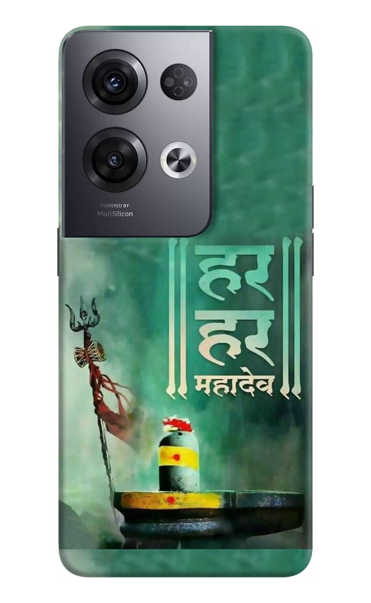 Har Har Mahadev Shivling Oppo Reno8 Pro Hard Case Back Cover by Casekaro