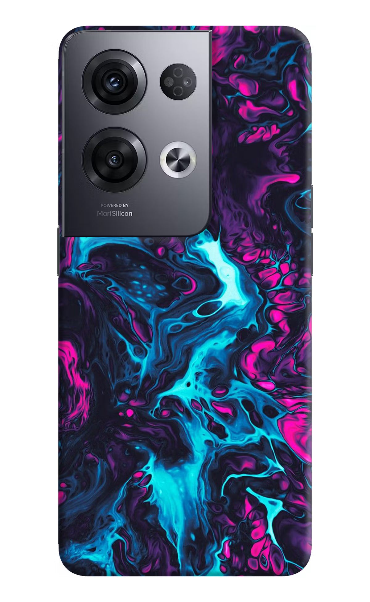 Abstract Oppo Reno8 Pro Hard Case Back Cover by Casekaro
