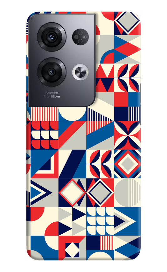 Colorful Pattern Oppo Reno8 Pro Hard Case Back Cover by Casekaro