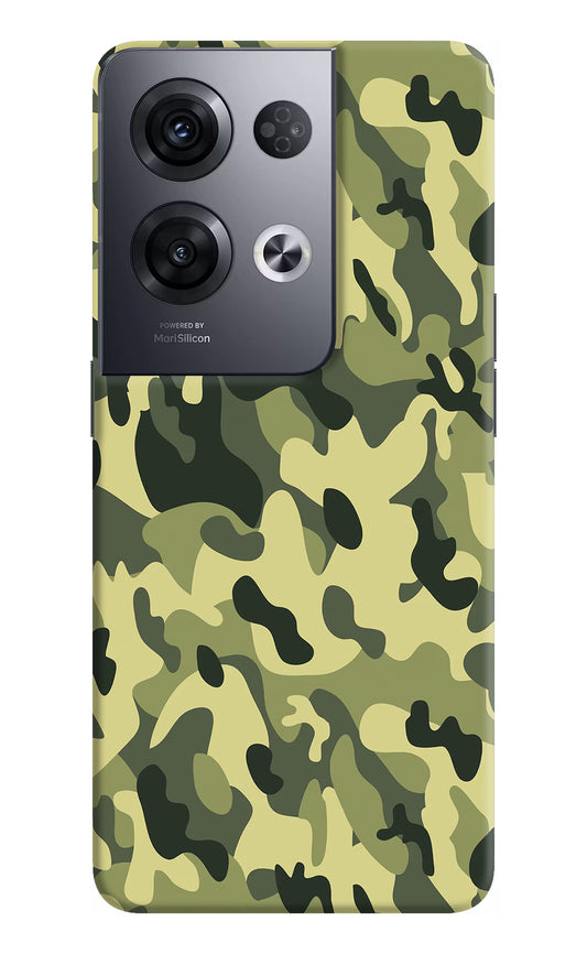 Camouflage Oppo Reno8 Pro Hard Case Back Cover by Casekaro