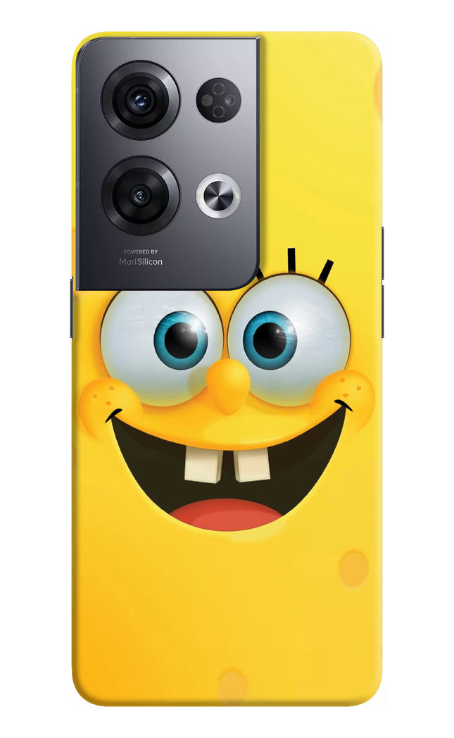 Sponge 1 Oppo Reno8 Pro Hard Case Back Cover by Casekaro