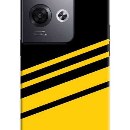 Yellow Shades Oppo Reno8 Pro Hard Case Back Cover by Casekaro