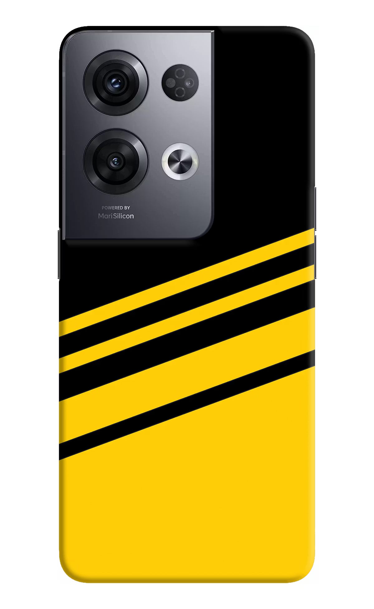 Yellow Shades Oppo Reno8 Pro Hard Case Back Cover by Casekaro