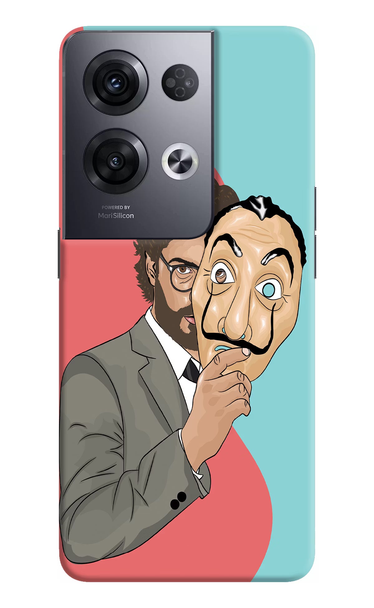 Professor Oppo Reno8 Pro Hard Case Back Cover by Casekaro