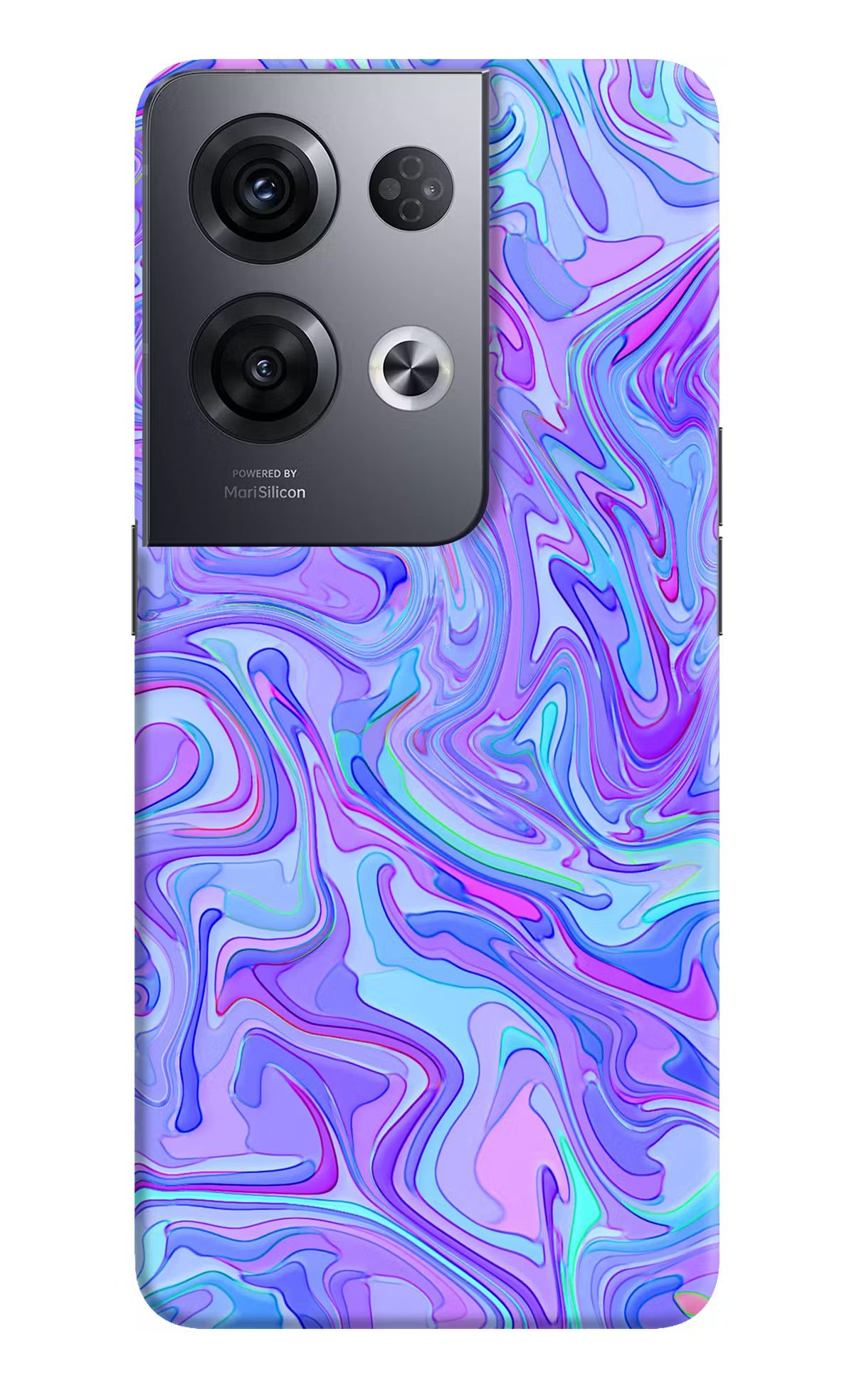 Glitter Oppo Reno8 Pro Hard Case Back Cover by Casekaro