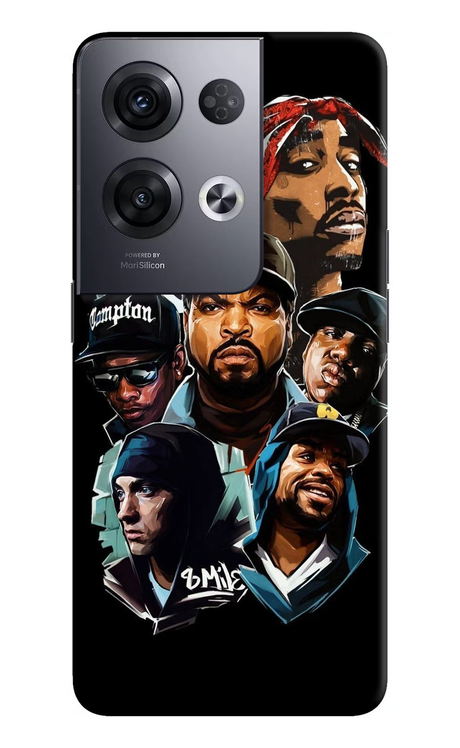 Rappers Oppo Reno8 Pro Back Cover, Hard case