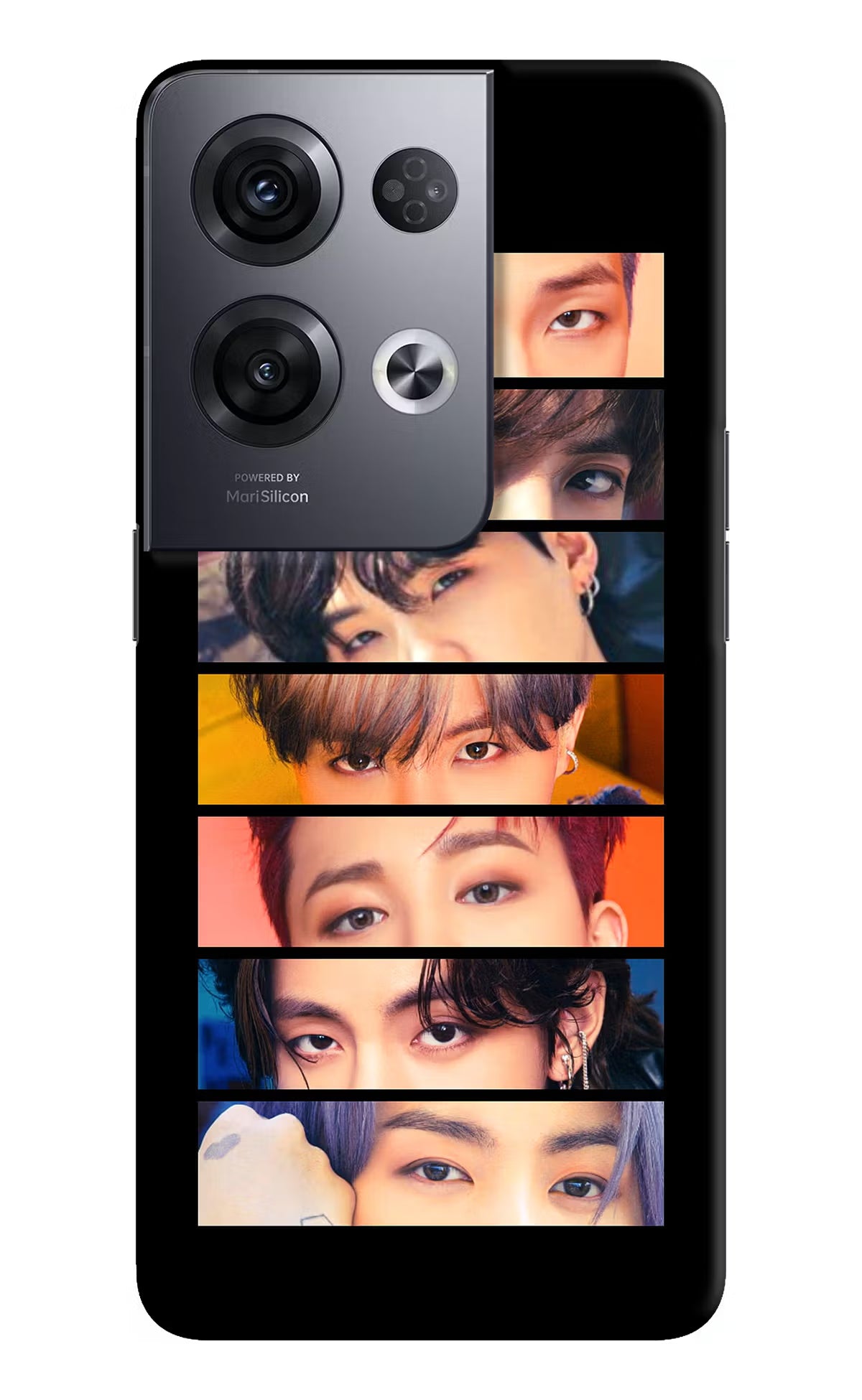 BTS Eyes Oppo Reno8 Pro Hard Case Back Cover by Casekaro