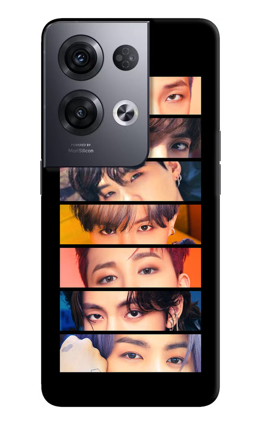 BTS Eyes Oppo Reno8 Pro Hard Case Back Cover by Casekaro