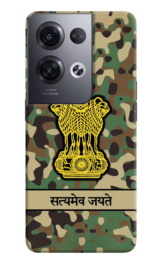 Satyamev Jayate Army Oppo Reno8 Pro Hard Case Back Cover by Casekaro
