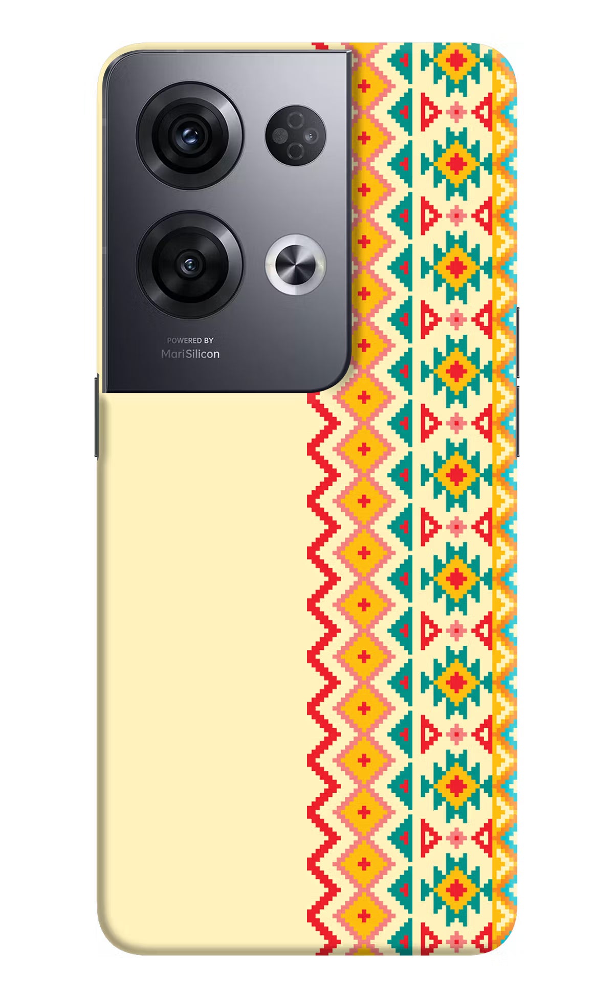 Ethnic Seamless Oppo Reno8 Pro Hard Case Back Cover by Casekaro