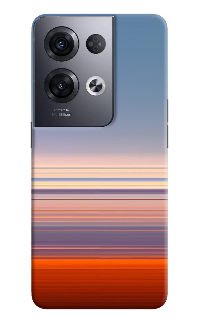 Morning Colors Oppo Reno8 Pro Hard Case Back Cover by Casekaro