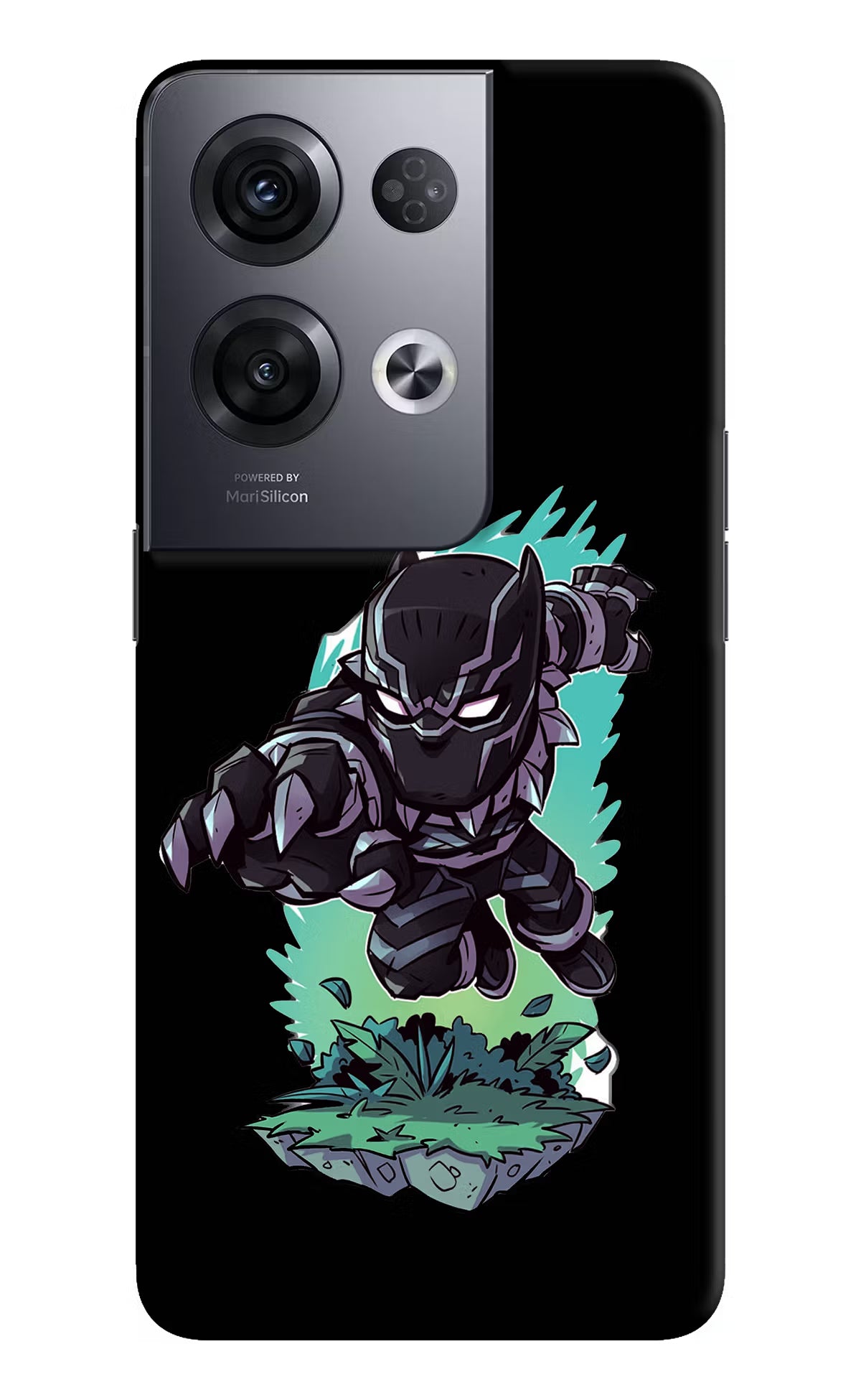 Black Panther Oppo Reno8 Pro Hard Case Back Cover by Casekaro