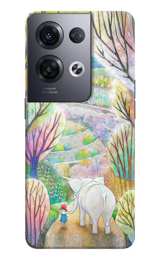 Nature Painting Oppo Reno8 Pro Hard Case Back Cover by Casekaro