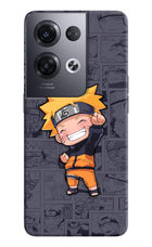 Chota Naruto Oppo Reno8 Pro Hard Case Back Cover by Casekaro