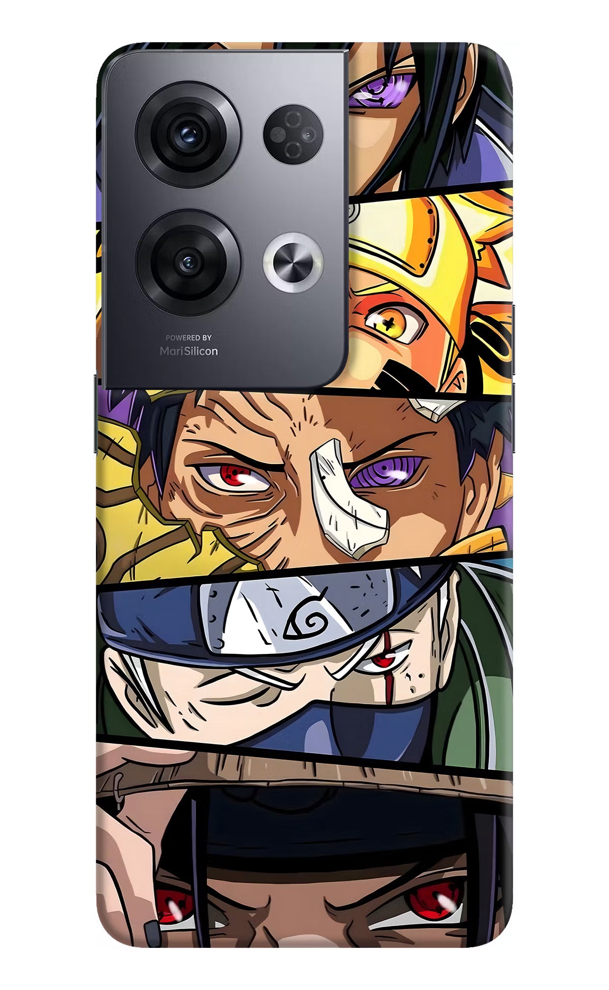 Naruto Character Oppo Reno8 Pro Hard Case Back Cover by Casekaro