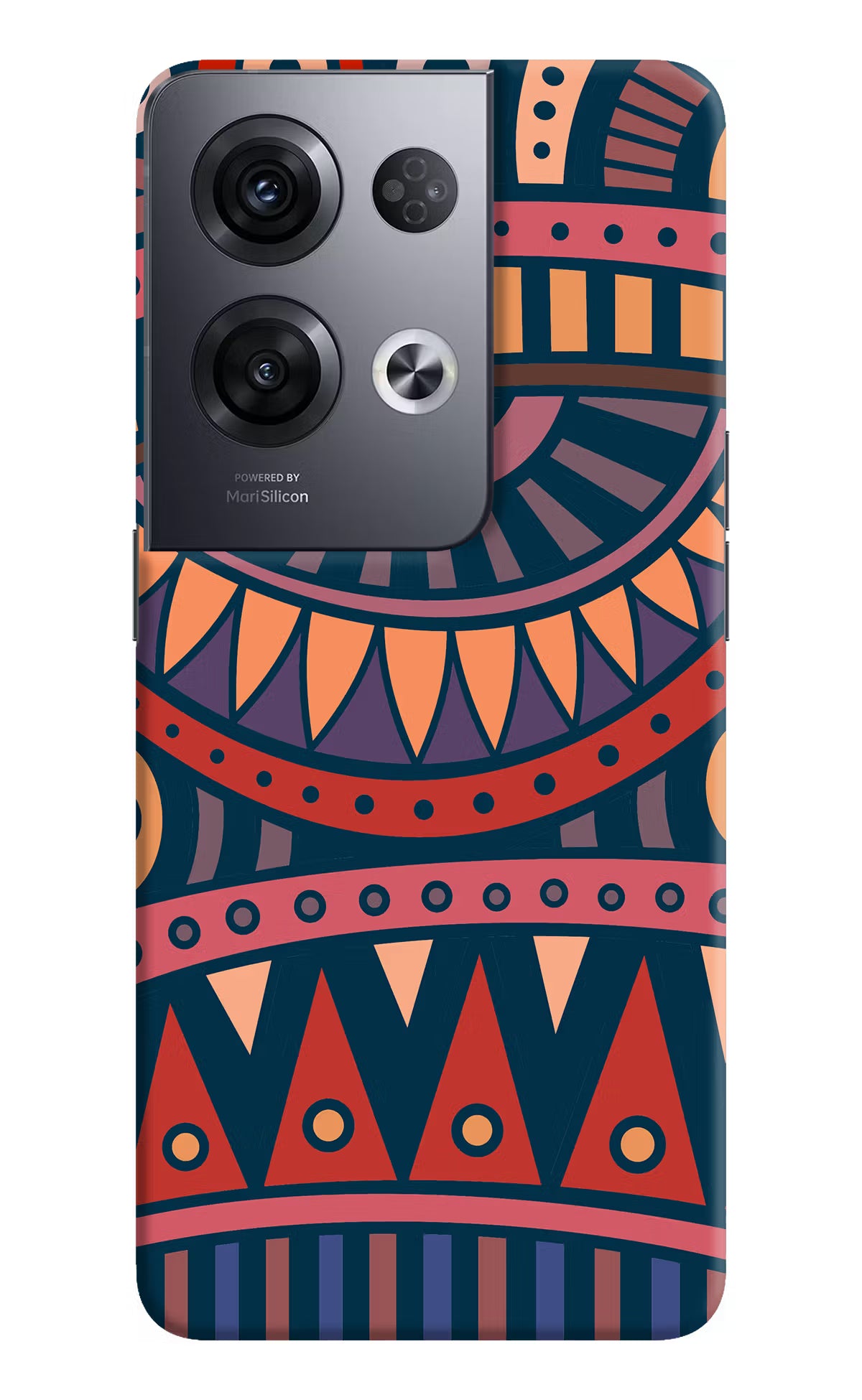 African Culture Design Oppo Reno8 Pro Hard Case Back Cover by Casekaro