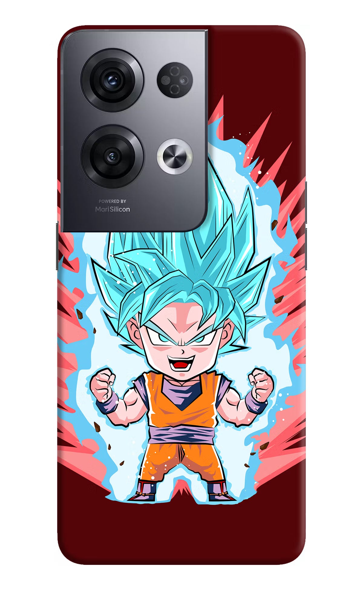 Goku Little Oppo Reno8 Pro Hard Case Back Cover by Casekaro