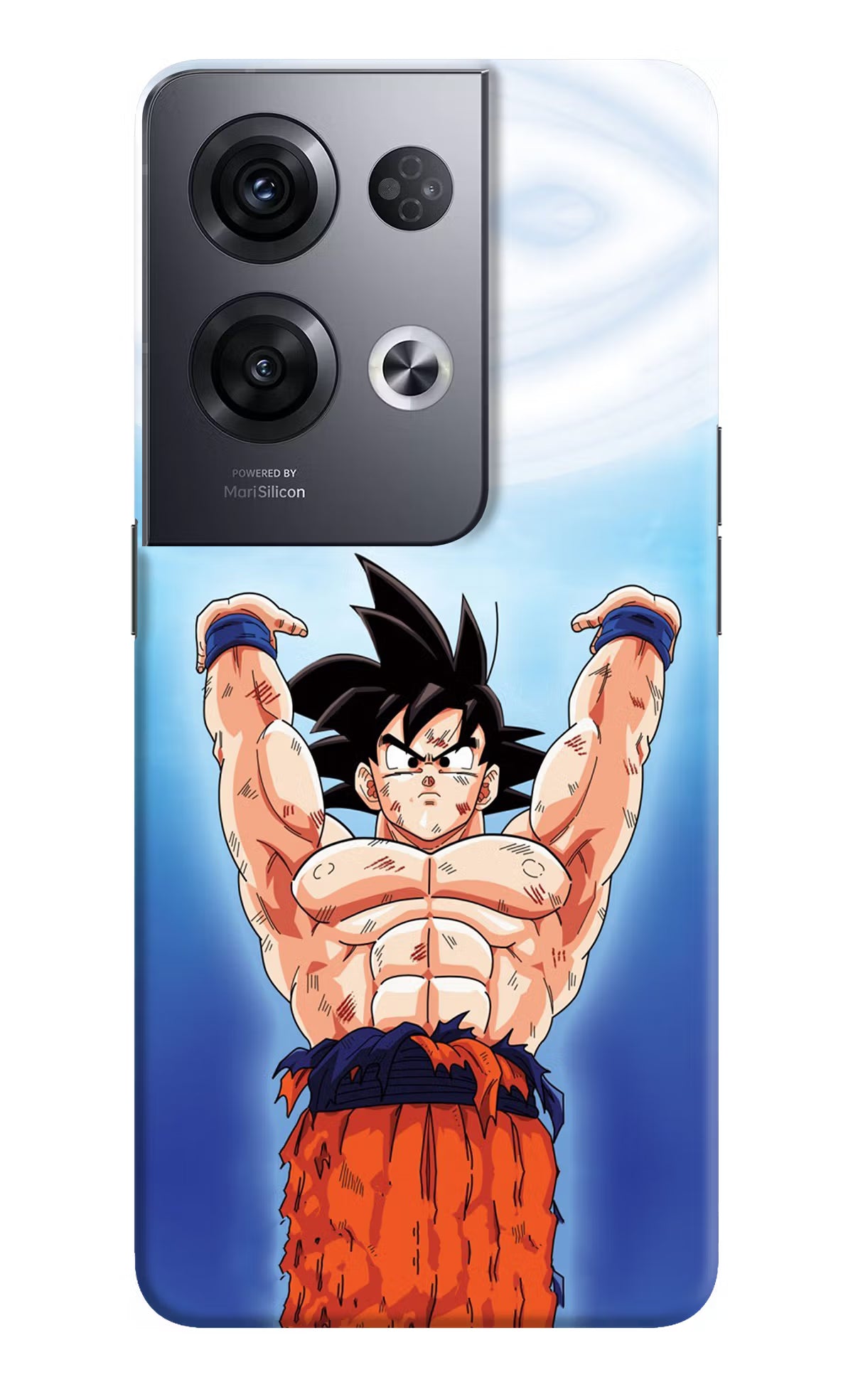 Goku Power Oppo Reno8 Pro Hard Case Back Cover by Casekaro