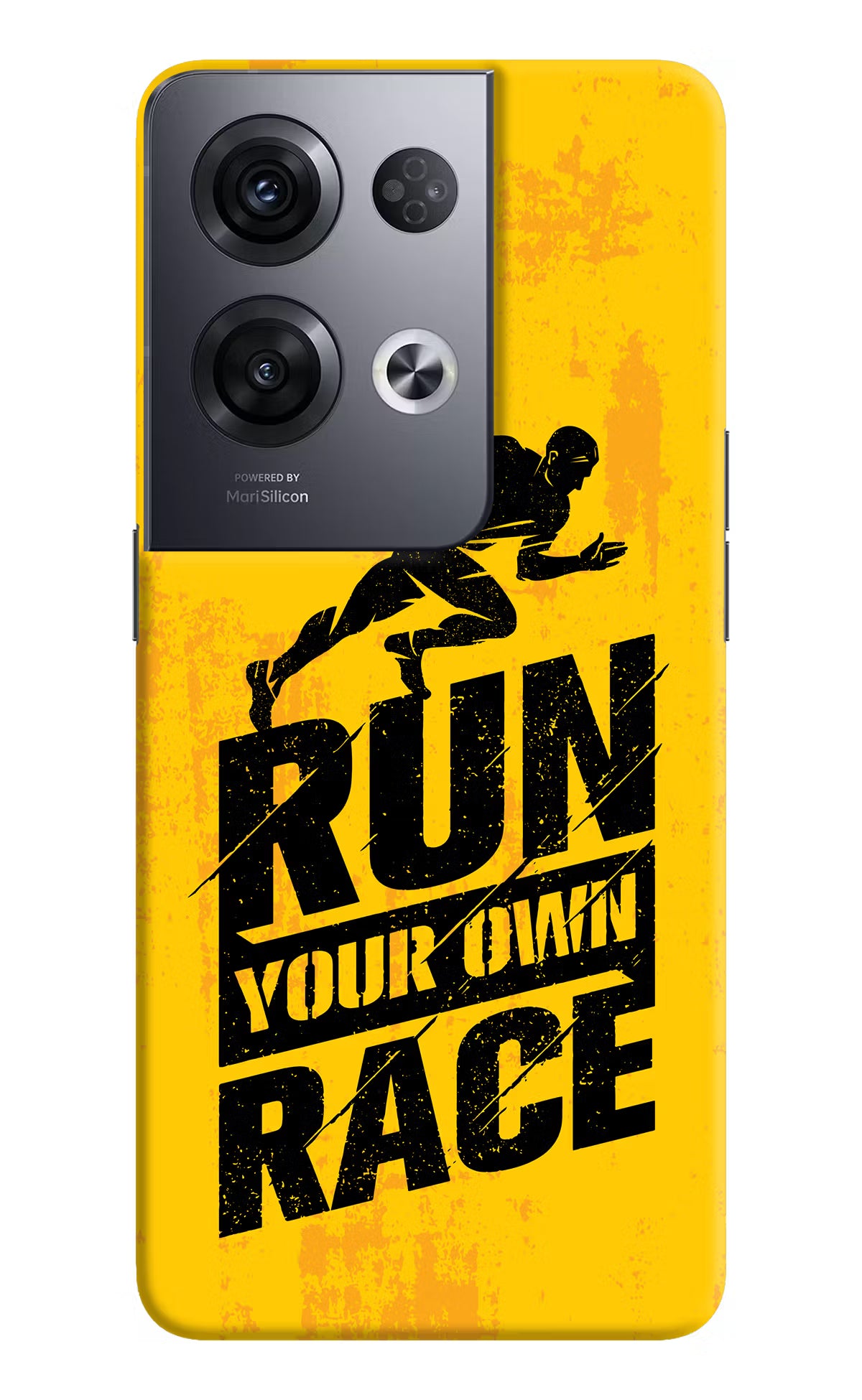 Run Your Own Race Oppo Reno8 Pro Hard Case Back Cover by Casekaro