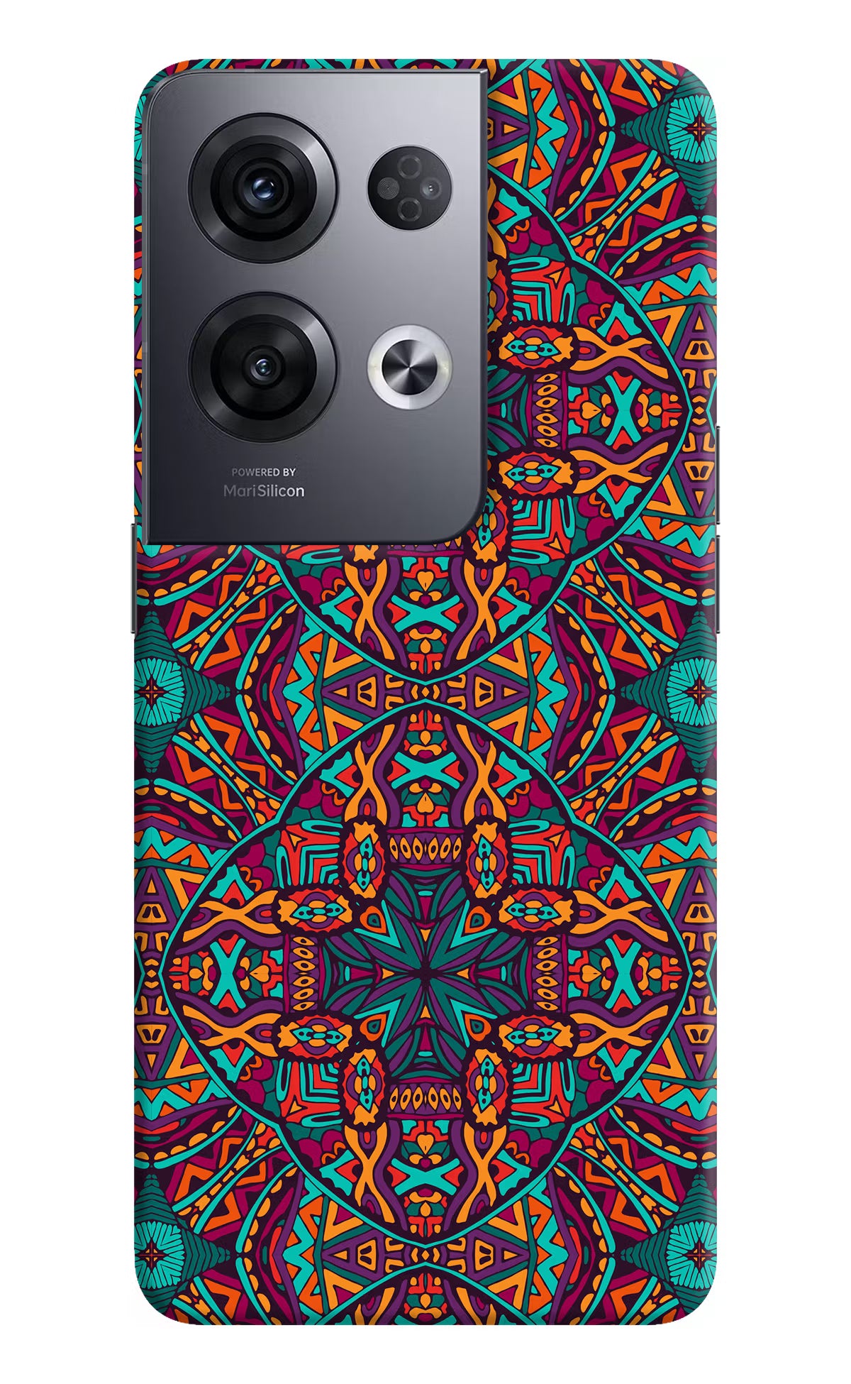 Colour Mandala Oppo Reno8 Pro Hard Case Back Cover by Casekaro