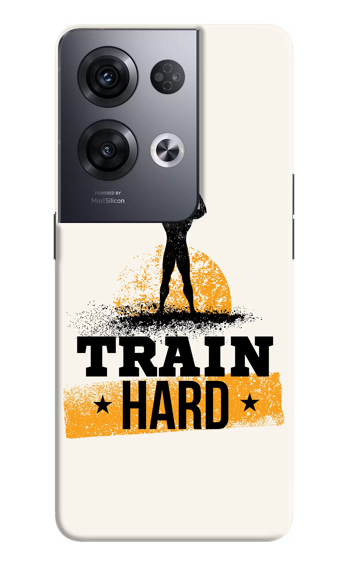Train Hard Oppo Reno8 Pro Hard Case Back Cover by Casekaro