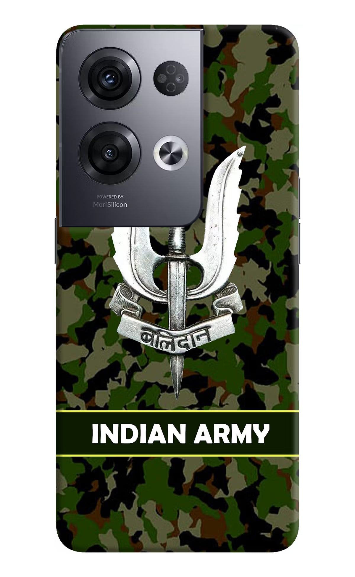 Balidan Indian Logo Oppo Reno8 Pro Hard Case Back Cover by Casekaro