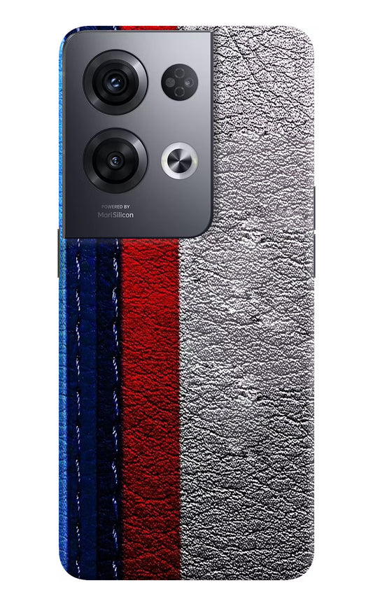 BMW Stripes Oppo Reno8 Pro Hard Case Back Cover by Casekaro