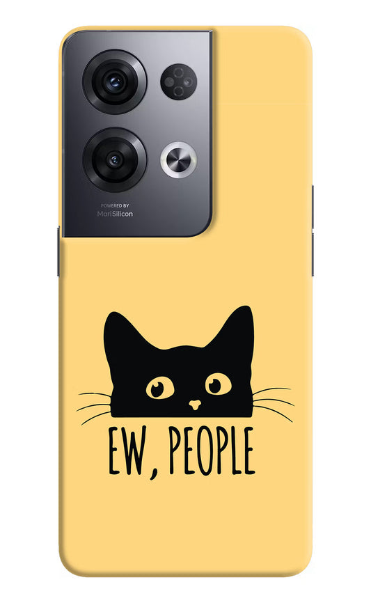 Ew People Catitude Oppo Reno8 Pro Hard Case Back Cover by Casekaro