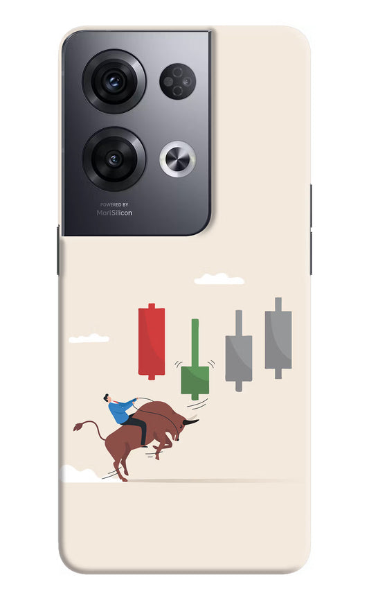 Bull Trading Momentum Oppo Reno8 Pro Hard Case Back Cover by Casekaro