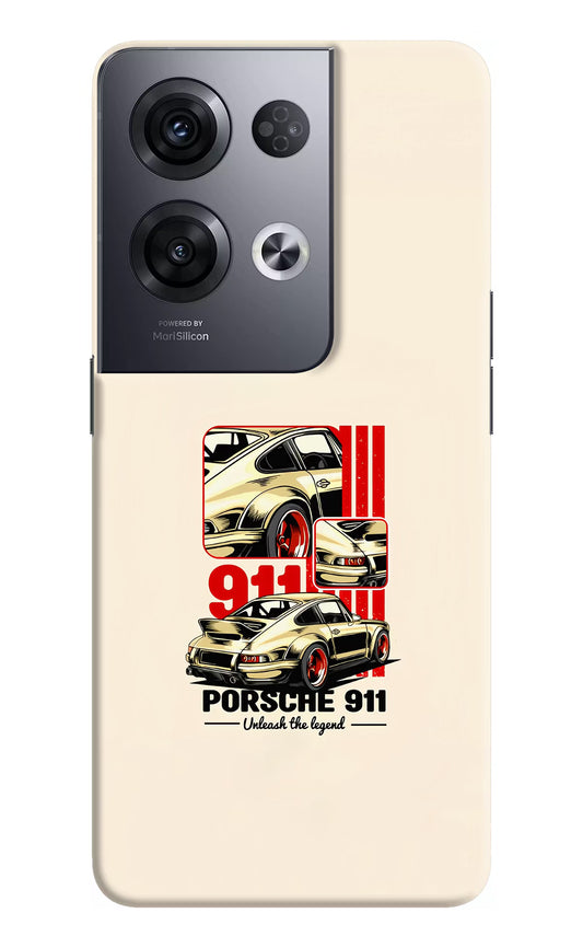 Classic Porsche 911 Oppo Reno8 Pro Hard Case Back Cover by Casekaro