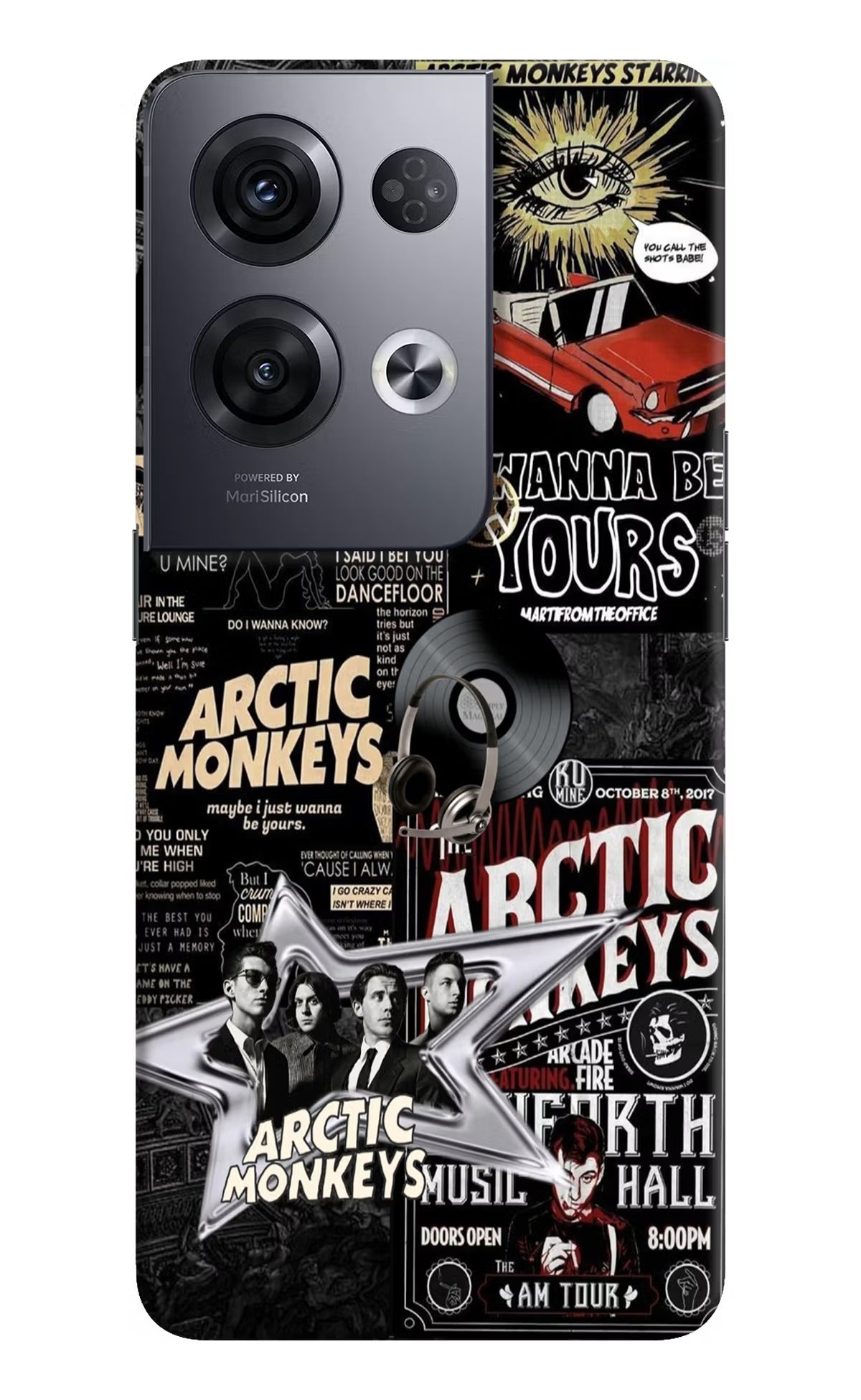 Arctic Monkeys Oppo Reno8 Pro Hard Case Back Cover by Casekaro