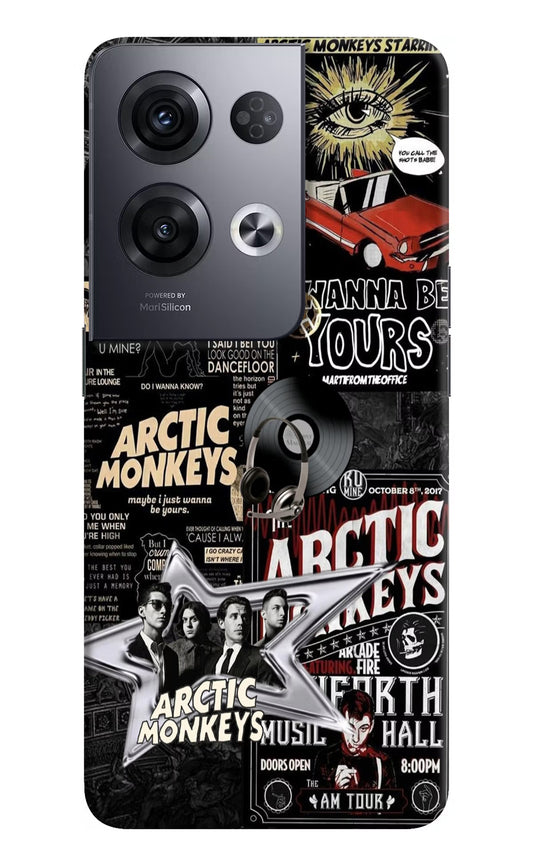 Arctic Monkeys Oppo Reno8 Pro Hard Case Back Cover by Casekaro