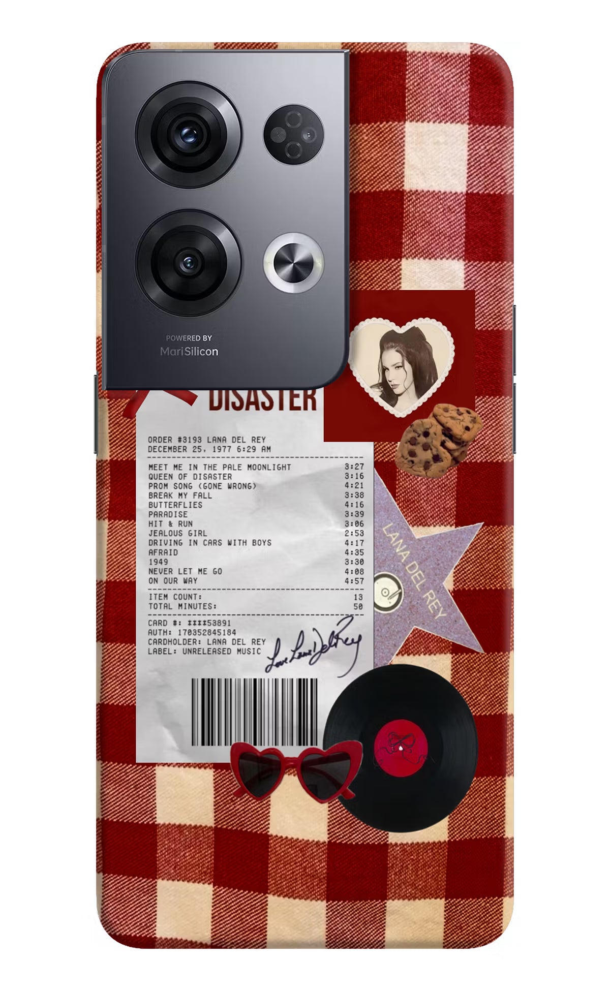 Queen of Disaster Oppo Reno8 Pro Hard Case Back Cover by Casekaro