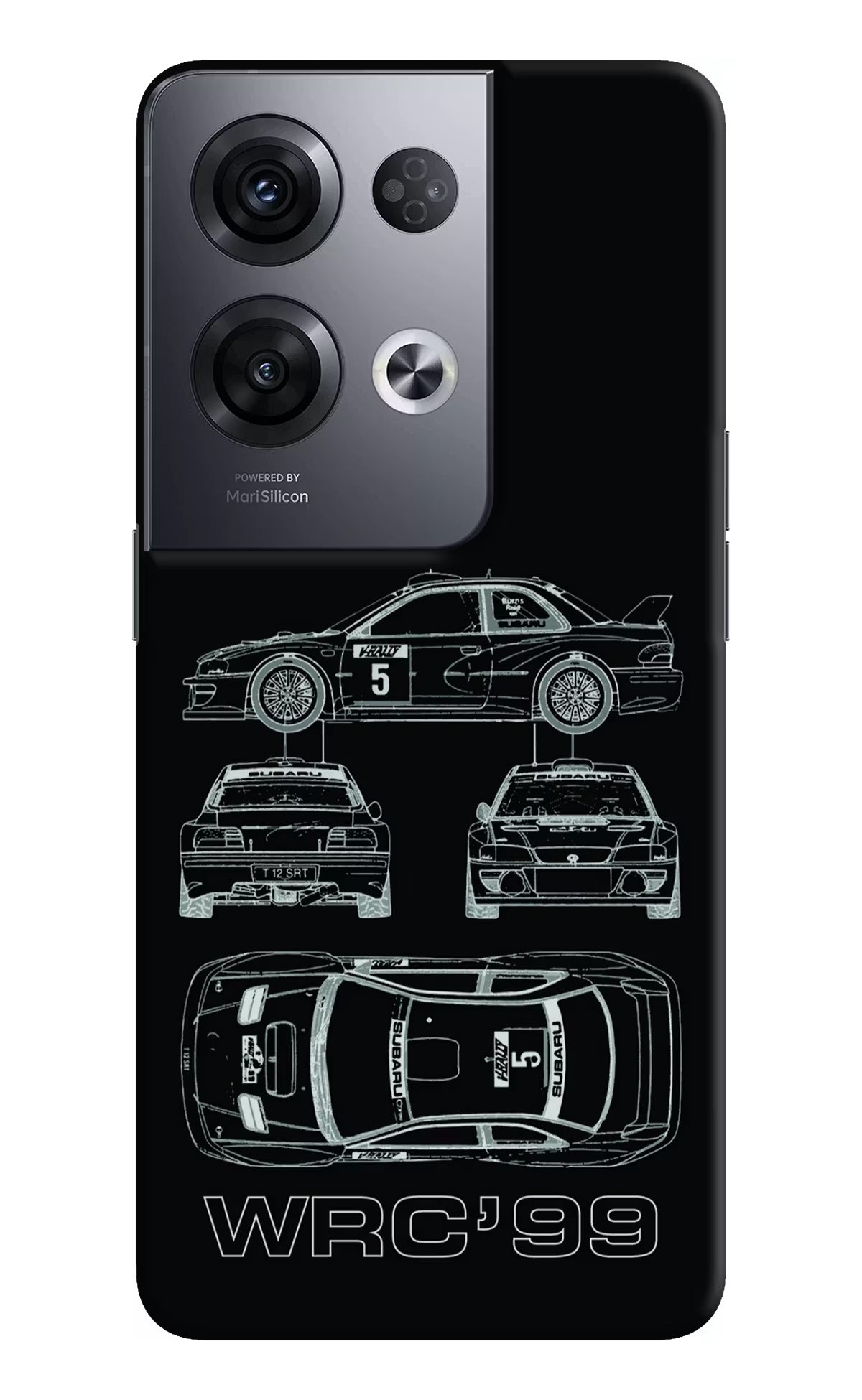 WRC'99 Oppo Reno8 Pro Hard Case Back Cover by Casekaro
